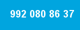 992 080 86 37 992 080 86 37